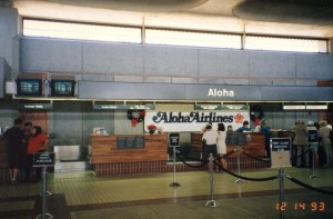 Kahului Airport, Hawaii, December 14, 1993.
