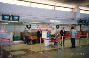Ticket Lobby, Kahului Airport, Hawaii, December 14, 1993.
