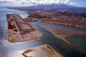 Reef Runway, Honolulu International Airport, 1990s.  