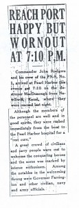 Reach Port Happy But Wornout at 7:10 p.m., 9-11-1925