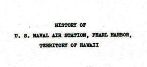1945 HISTORY OF BARBERS POINT NAVAL AIR STATION