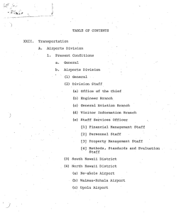 Air Facilities Report 1975