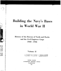 Building the Navy’s Bases in World War II