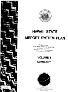 Hawaii State Airport System Plan 1976