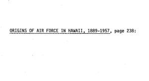 Origins of U.S. Air Force