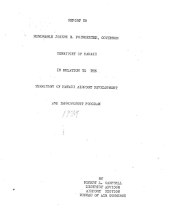 Report to the Governor 1937
